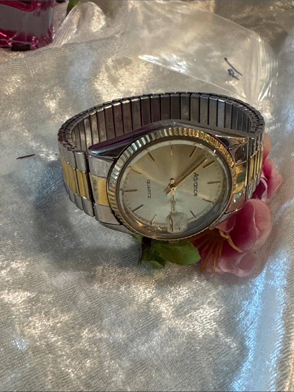 Advance Two-Tone Stainless Steel Quartz Watch